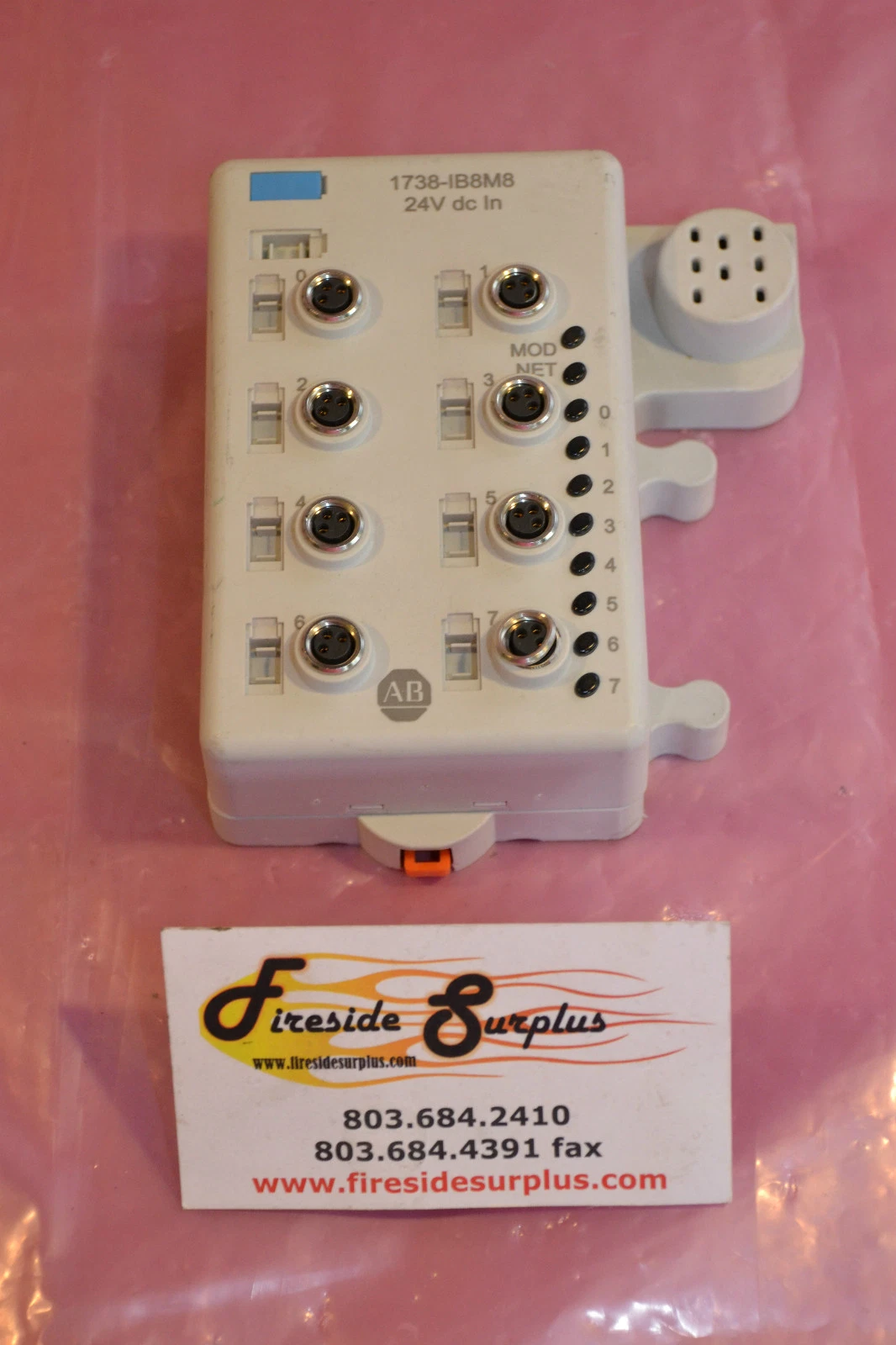 Used ALLEN BRADLEY INPUT MODULE 1738-IB8M8 1738 IB8M8 1738IB8M8 24V 24 V DC