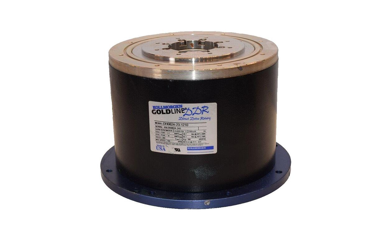 Used KOLLMORGREN DH082A-23-1210 300rpm Goldline DDR Direct Drive Rotary Servo Motor