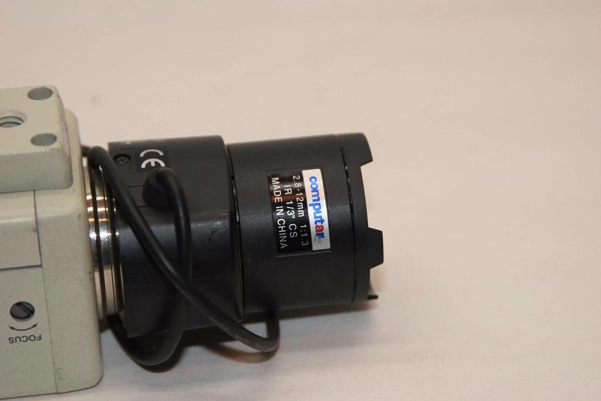 Used RAINBOW CLD46D CCTV Hi-Res 1/3" DSP 24V Security Camera W/ 2.8-12mm 1:1.3 Lens