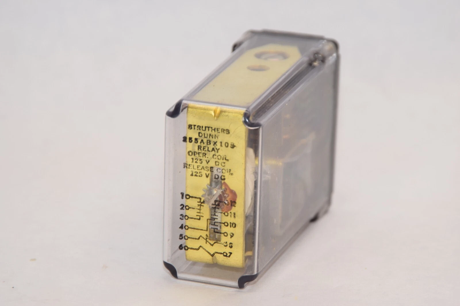 Used STRUTHERS DUNN 255ABX105 125V Relay