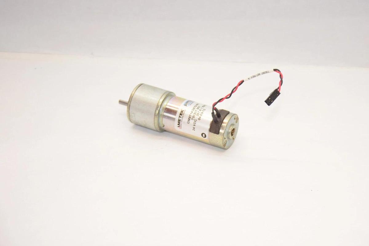 Used AMETEK GM8714G879-R1 24Vdc 297.6:1 Ratio Gear Motor