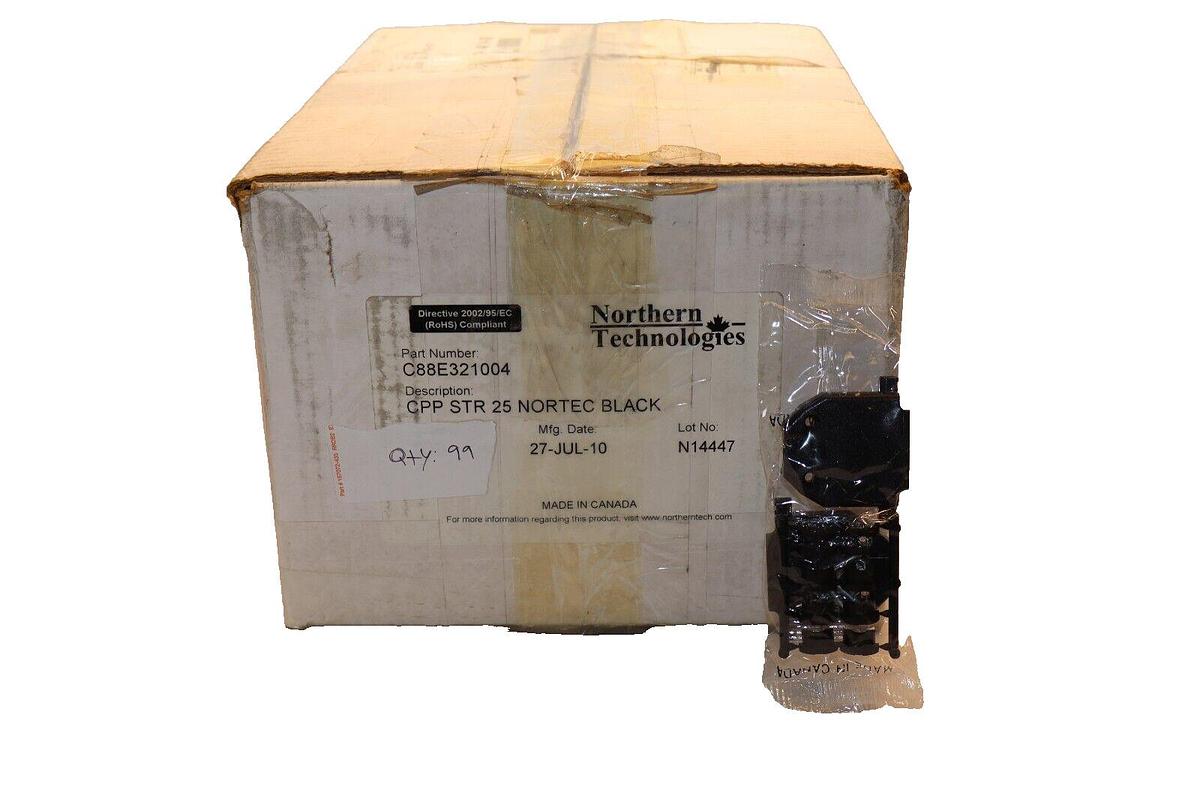 (NEW - Box of 99) NORTHERN TECHNOLOGIES C88E321004 Hood D-Sub 25Pos StraightExit