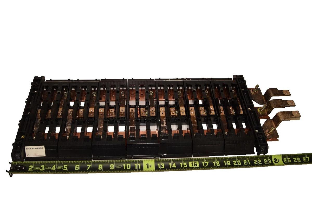 Used General Electric / GE AQL3422ATX 225Amp 3Ph Main Lug Panelboard Interior *Only*