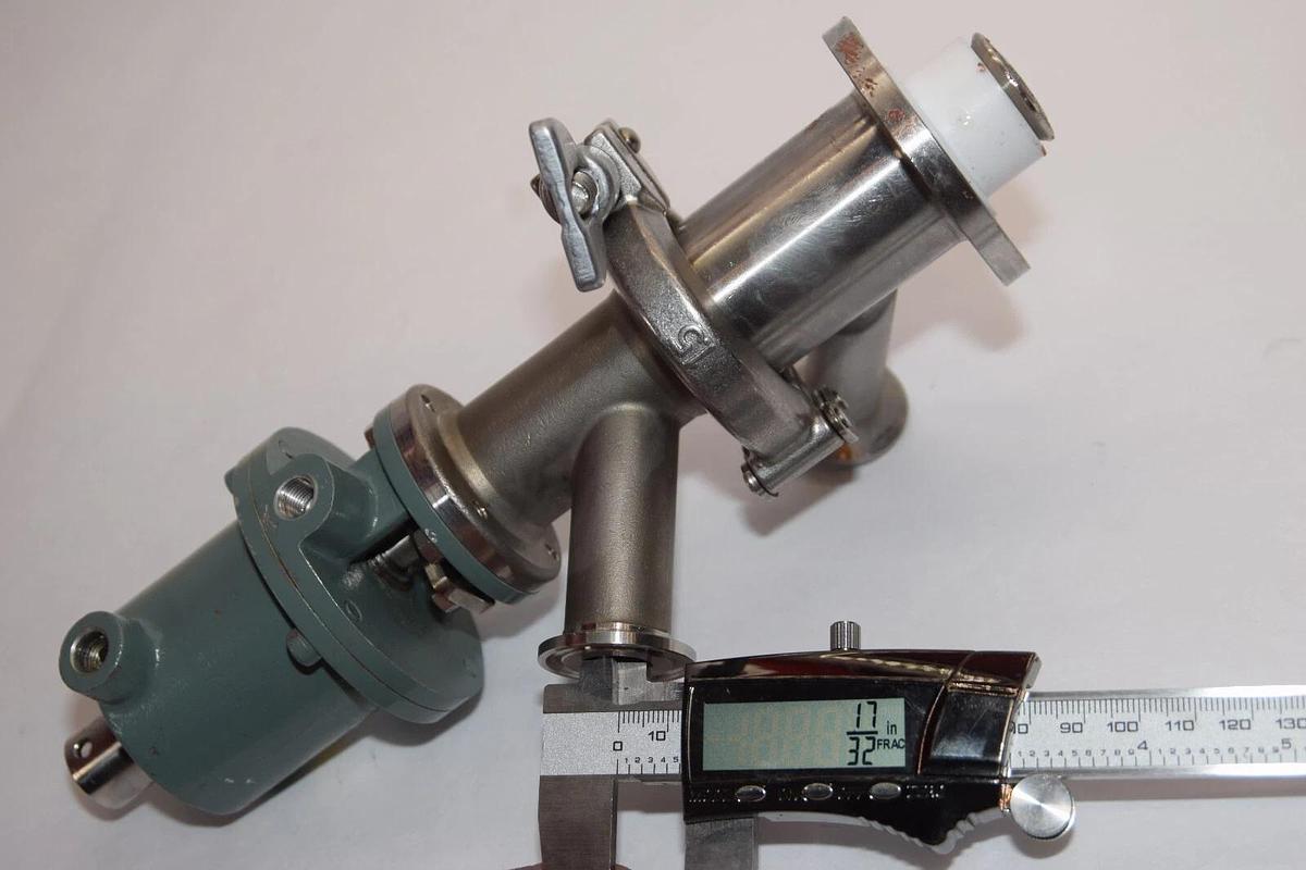 Used AOKI CO. STS-Y0098 10A Sanitary Stainless Steel SS Direction Control Valve