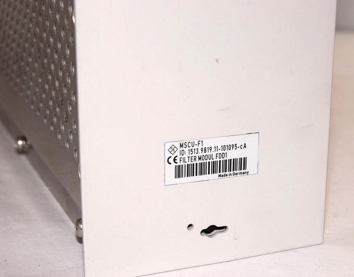 Used Rohde & Schwarz MSCU-F1 , MSCUF1 Plug-In Filter Unit Module