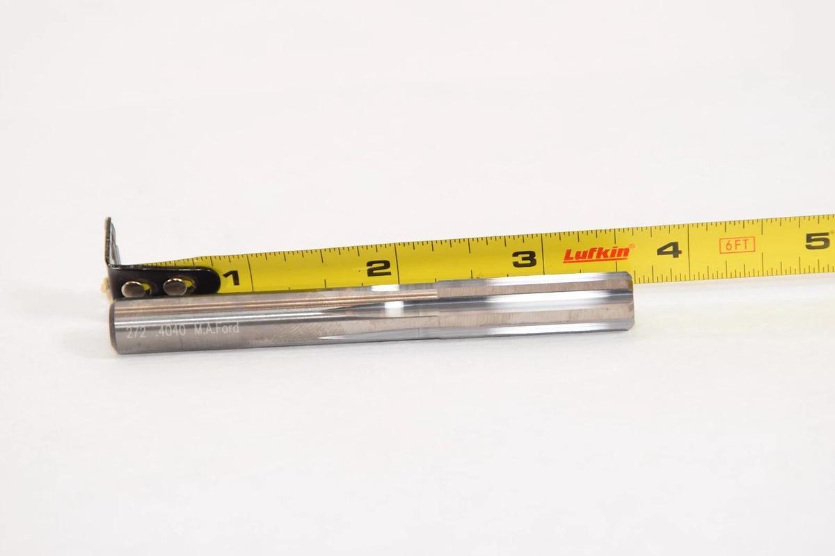 (NEW - Lot of 2) M.A. FORD 27240400 272.4040 3.5"Length .40"dia True Size Reamer