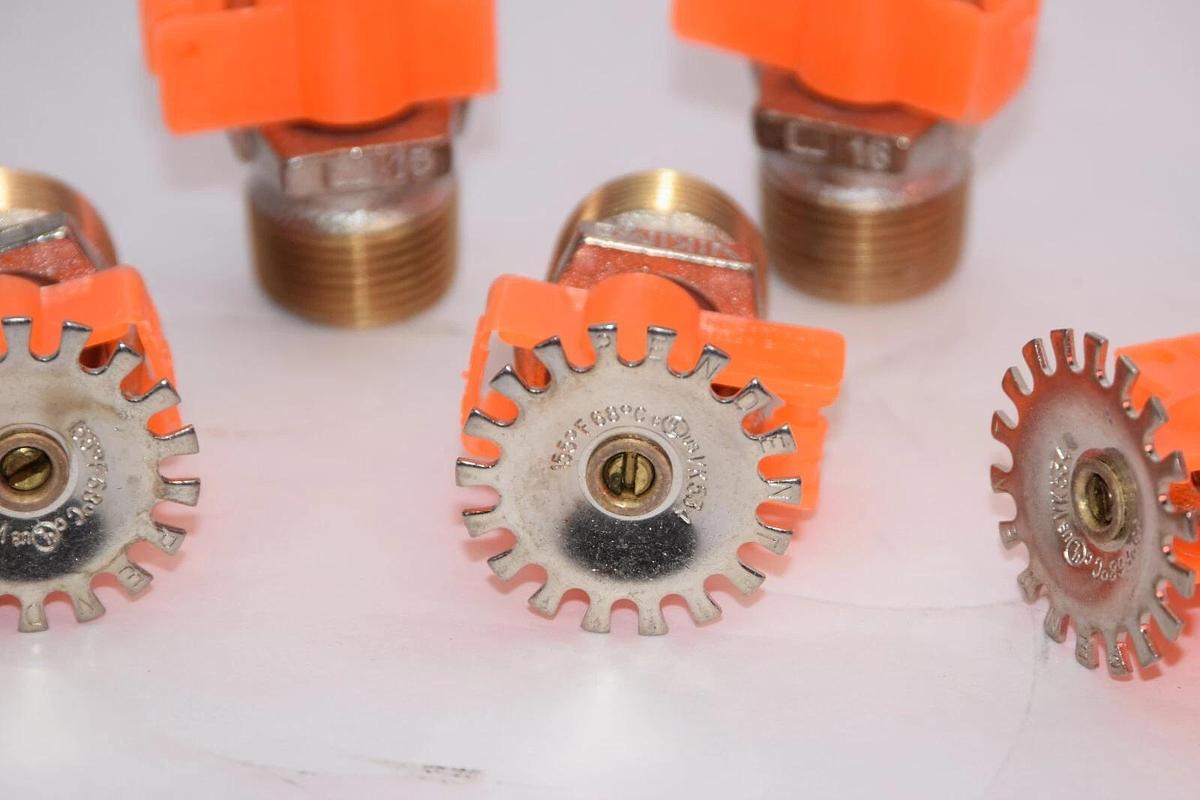 (NEW - Lot of 6) VIKING VK534 3/4" Npt 155°F Pendant Fire Sprinkler