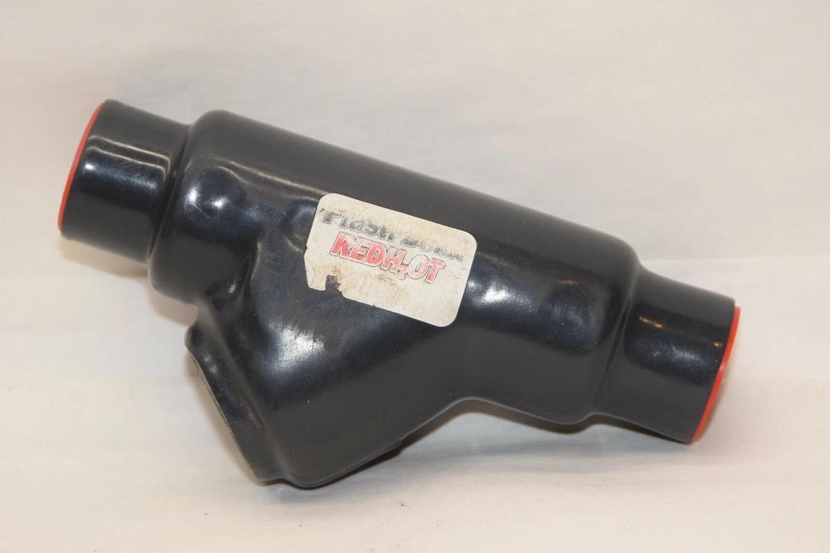 (NEW) PLASTI-BOND Red H2OT 3/4" Coated Conduit Body Sealing Fitting