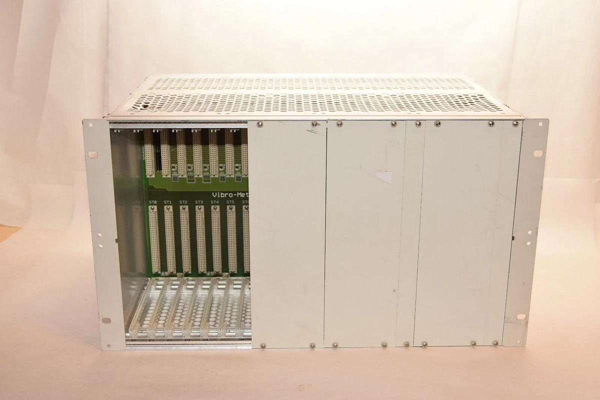 Used VIBRO-METER 204-040-100-012 KW38/04 VM600 P1-P2 Back Plane Rack