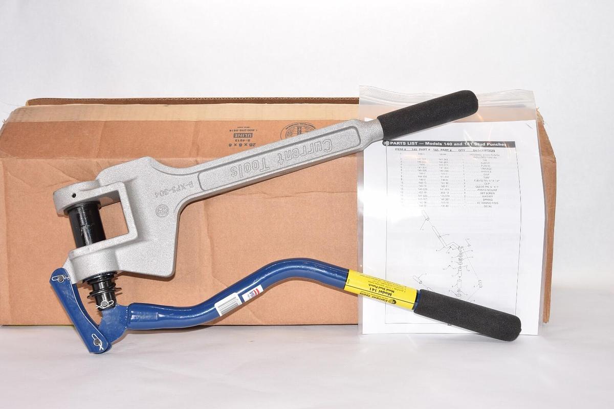 (NEW) CURRENT TOOLS 141 B-XPS-304 1-11/32" Dia Hole Metal Stud Punch