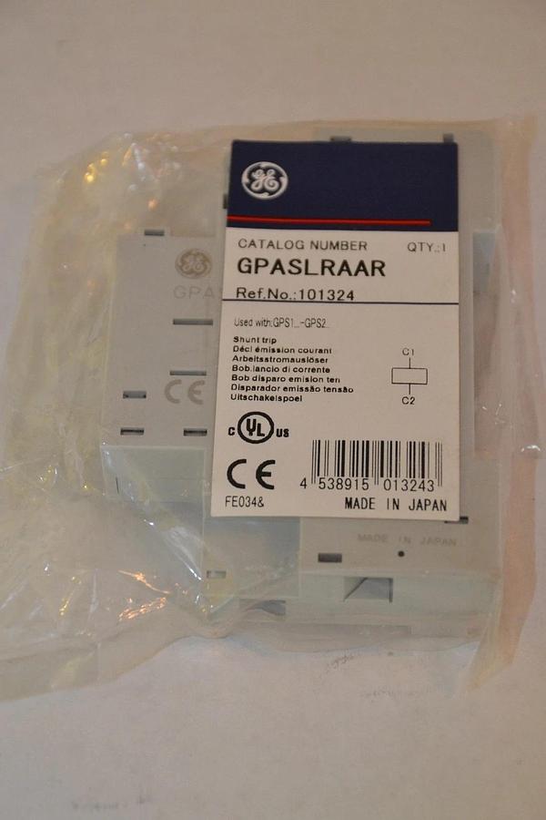 General Electric GE Shunt Trip GPASLRAAR 240v 50hz / 277v 60hz NEW