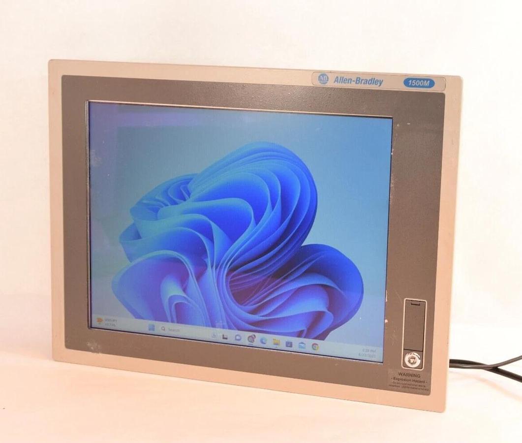 Used Allen Bradley Monitor Display Screen 6186M-15PN 6186M15PN 1500m Ser. G