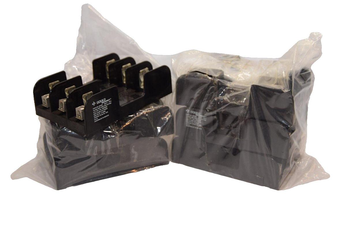 Used (Lot of 6) GOULD SHAWMUT 60308 600V 30A Fuse Holder