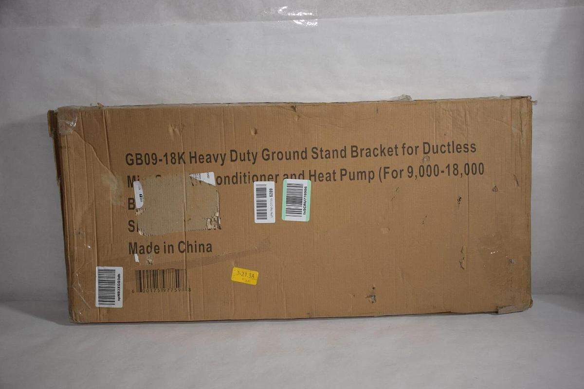 ALSETRIA GB09-18K Heavy Duty Ground Stand Bracket for Mini Split Air Conditioner