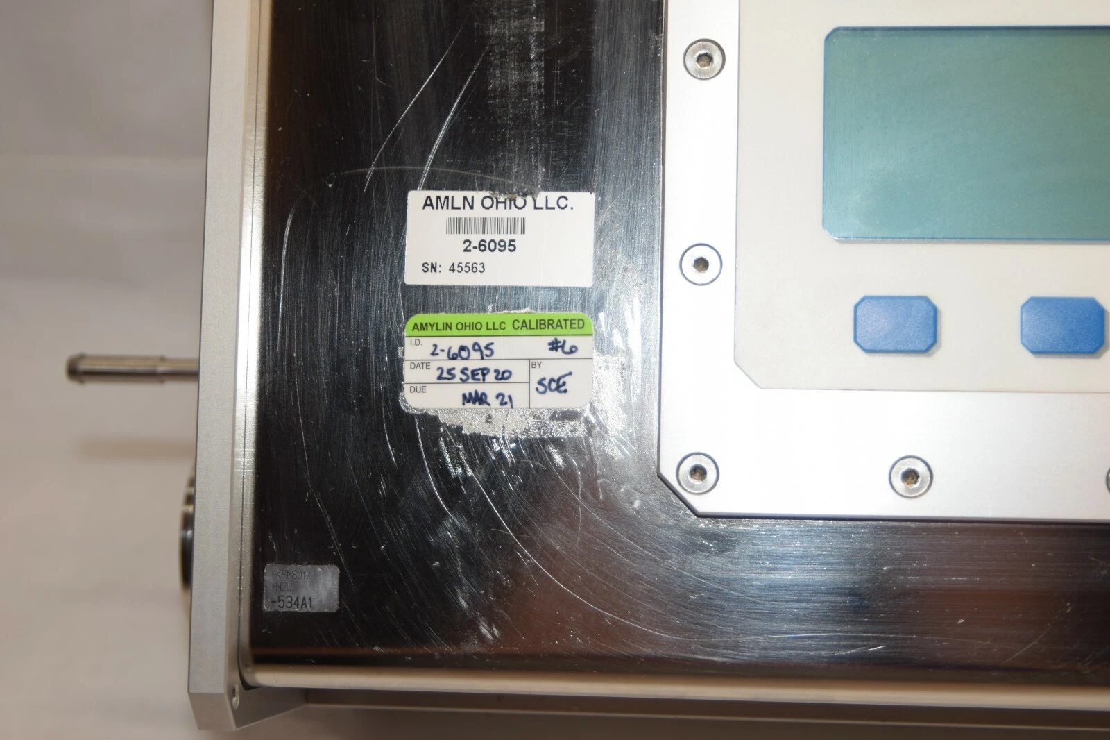 Used Microbiological Air Sampler EMD Millipore MBV MAS-100 Iso NT MH MAS100