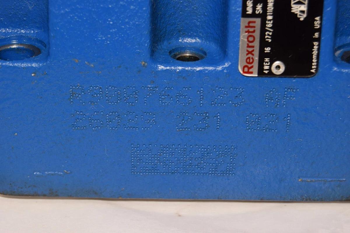 Rexroth Valve 4WEH16J72/6EW110N9ETK4/B10 R900939187 4WE6J62/EW110N9K4/B10 *NEW*
