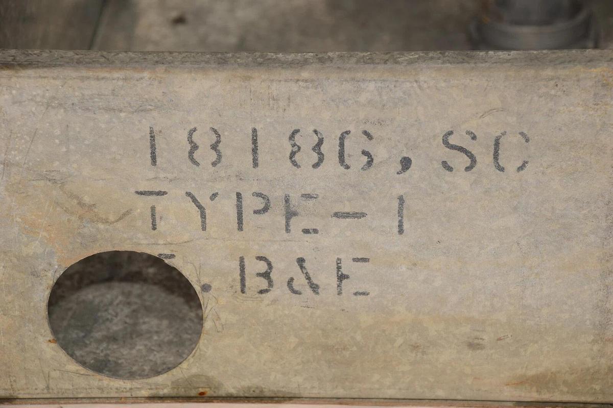 Used Galvanized Enclosure 16GAG90U 18" x 18" x 6" , 16 Gauge, Type 1