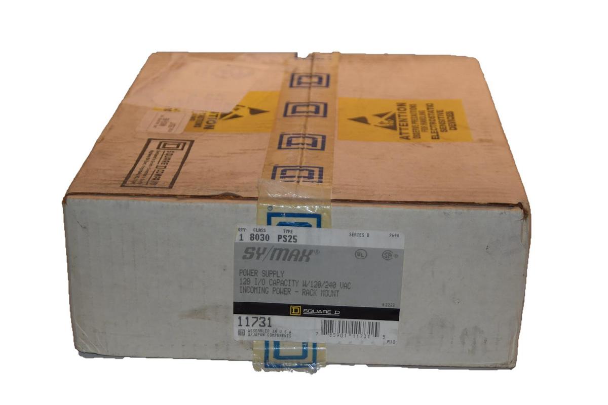 Used (New) SYMAX Square D 8030-PS25  8030PS25 8030 PS25 ser: B PS-25 SY/MAX