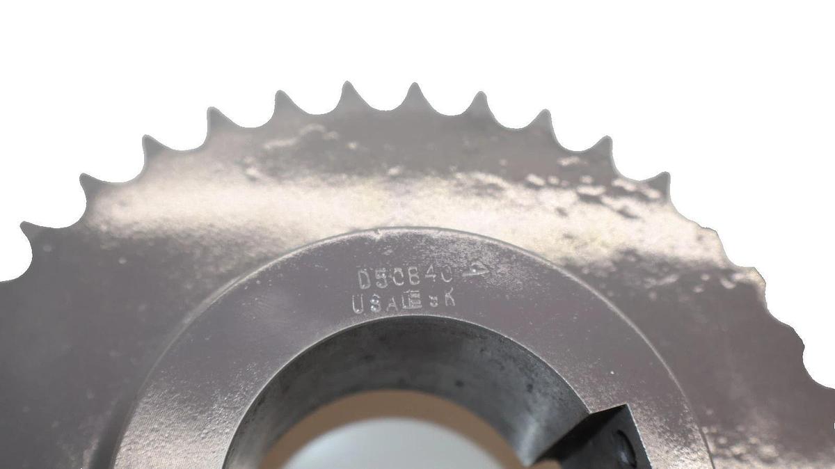 Morse Sprocket D50B40 40 Teeth Double Row Size 50 Chain 2-3/4" Bore (New)