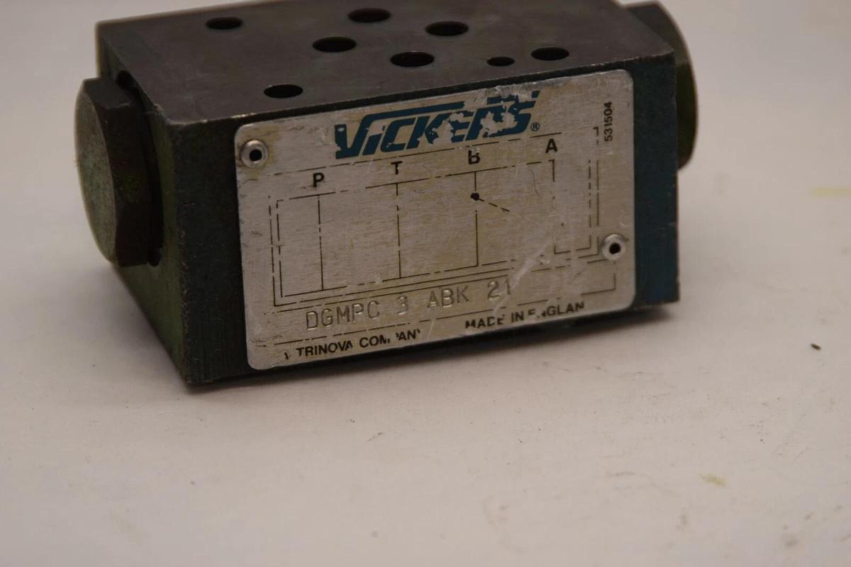 Used VICKERS DGMPC 2 ABK 21 DGMPC3ABK21 Directional Check Valve