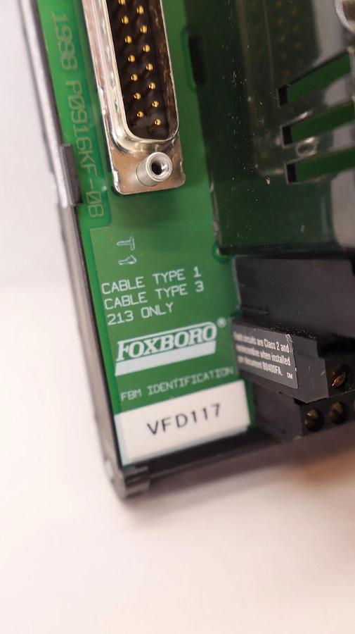 Used FOXBORO INVENSYS FBM203 P0916AE 0C RY0834 RTD Pt/Ni 8 8pt Input
