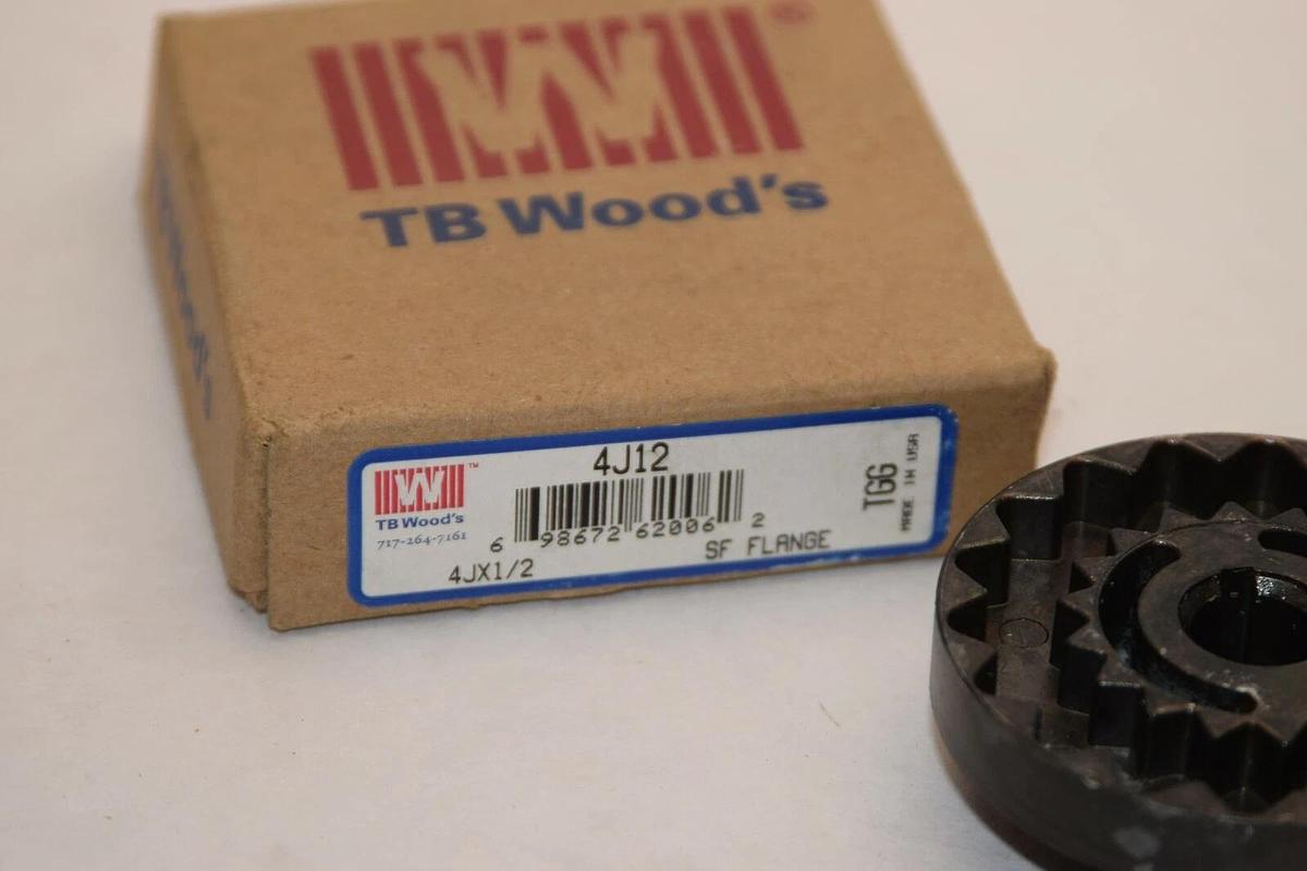 (NEW) TB WOODS 4J12 4JX1/2 1/2" Bore SF Flange
