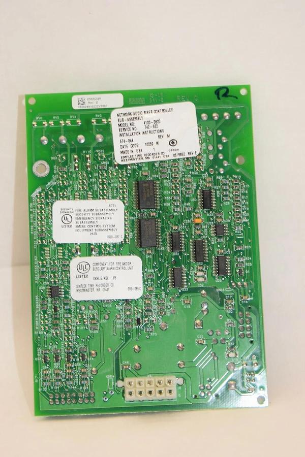 Used SIMPLEX 4100-0623 742-522 0566249 Network Audio Riser Controller For Fire Alarm