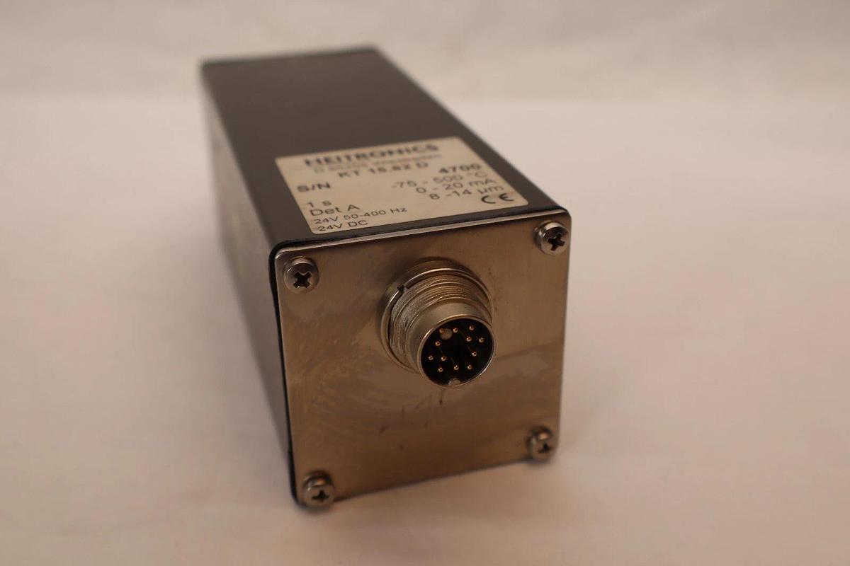 Used HEITRONICS KT 15.82 D 24V 50-400Hz Infrared Radiation Thermometer