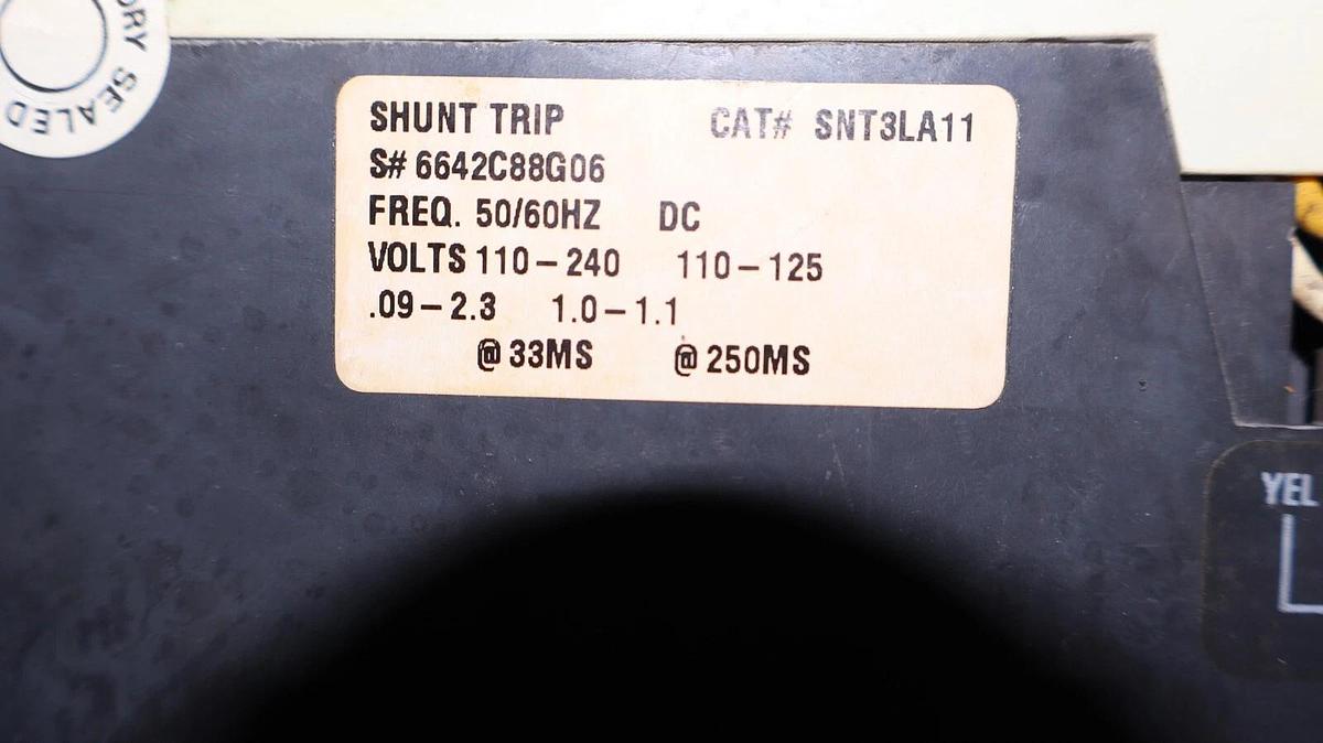 Used Westinghouse Ser C Circuit Breaker KDB35k 400a 400 Amp 2p KDB2400M01S09Y07