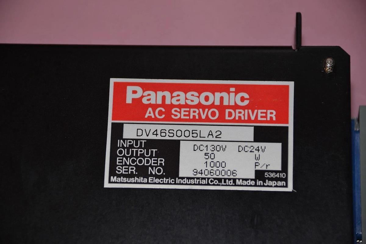 Used PANASONIC DV46S005LA2 DC13W DC24V 50W AC SERVO DRIVER