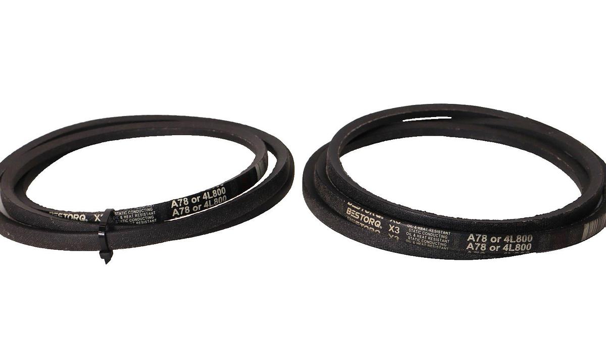 (NEW - Lot of 2) BESTORQ A78 , A-78 , 4L800 V-Belt