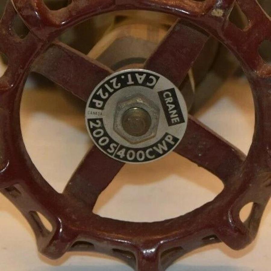 (NEW) CRANE 200S 1-1/2" Threaded CAT 212P 400CWP Brass Globe Valve