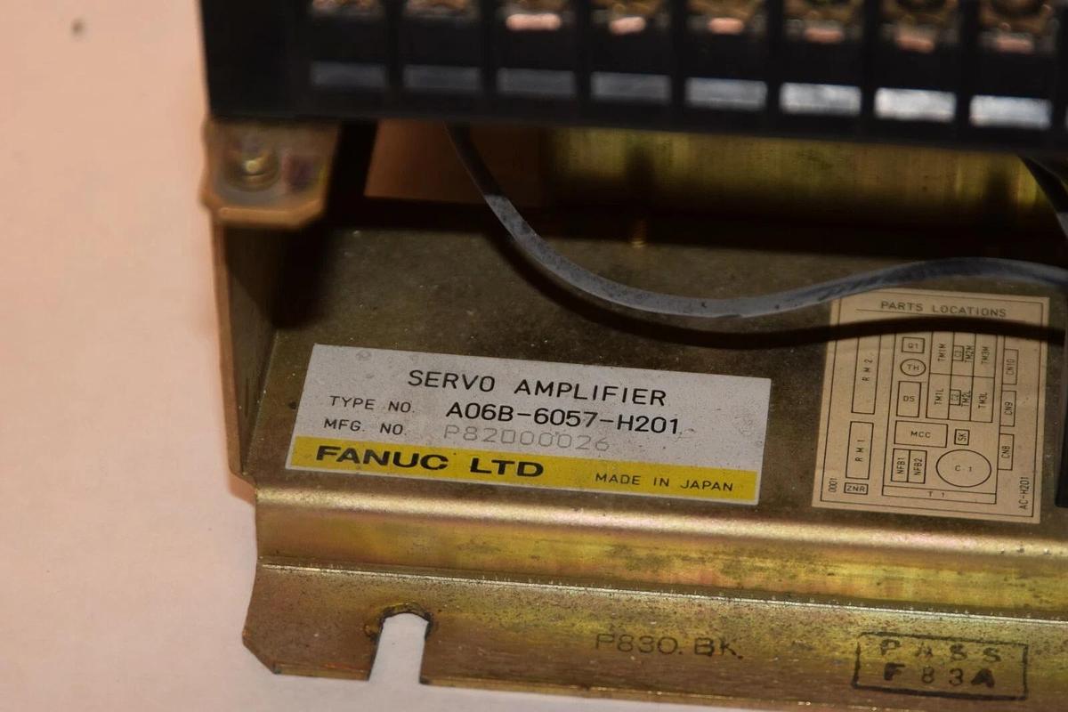 Used FANUC A06B-6057-H201 A06B6057H201 A06B 6057 H201 Servo Amplifier