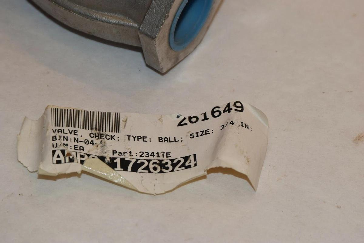 NEW LADISH 5271-2120-07B 2341TE 3/4" CHECK VALVE