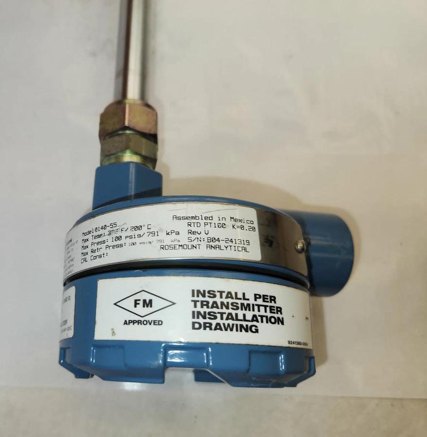 ROSEMOUNT PRESSURE TRANSMITTER 10140-55 1014055 RTD10 PT100 (NEW)