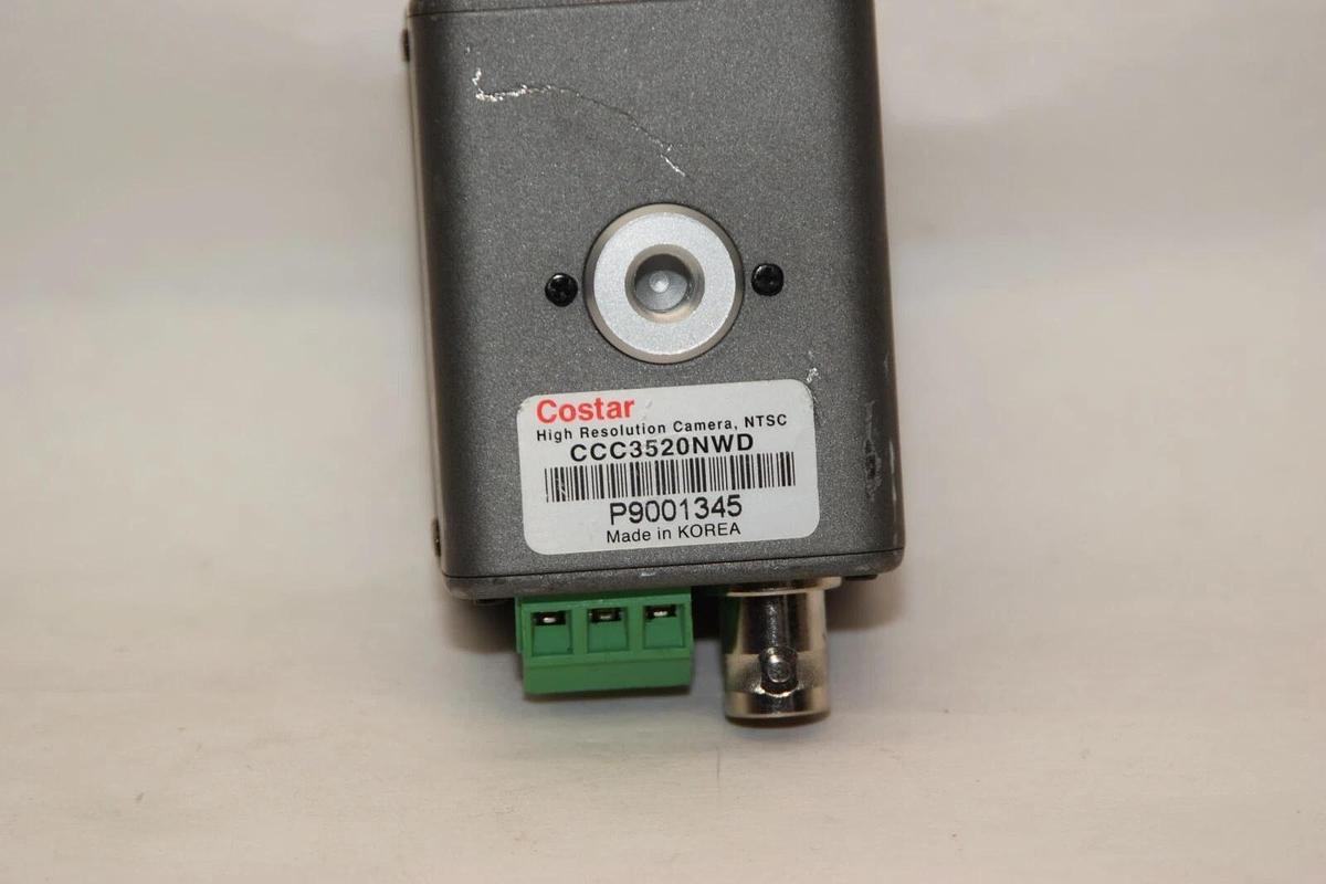 Used COSTAR CCC3520NWD 24Vac 12Vdc Security Camera