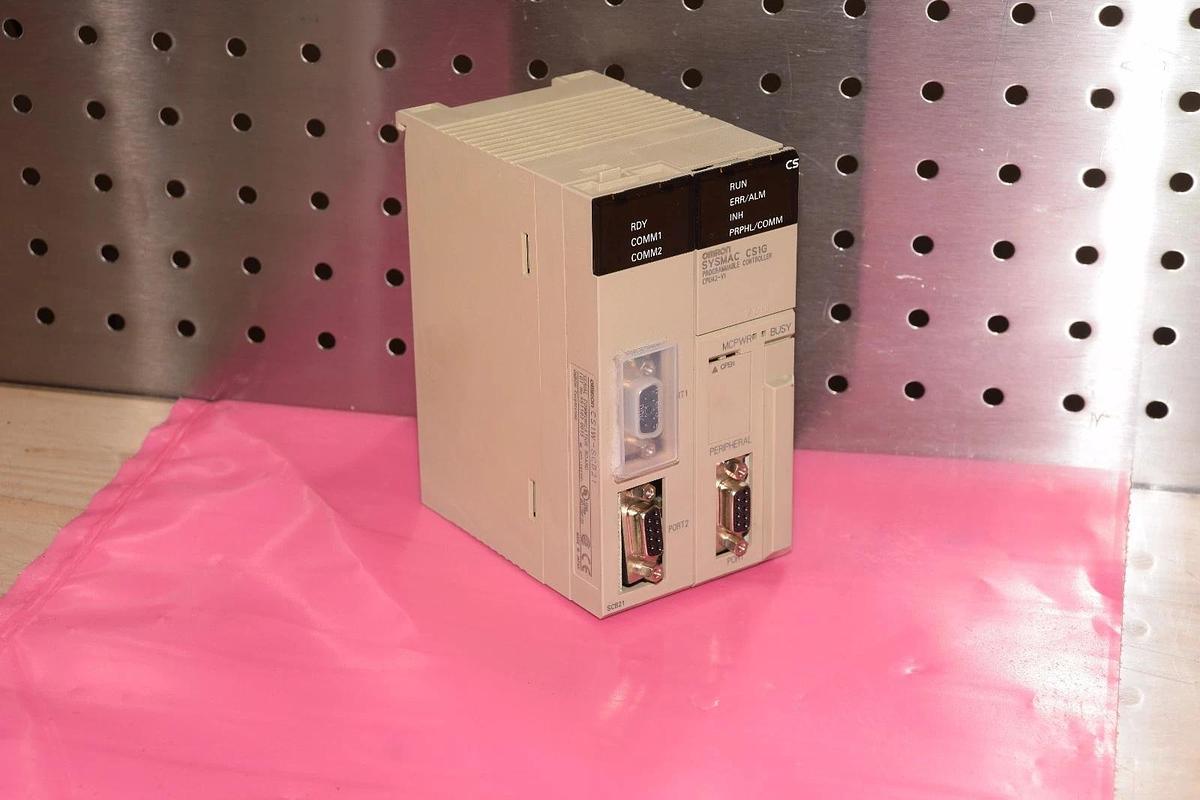 Used OMRON CS1G-CPU42-EV1 CONTROLLER (with) CS1W-SCB21 communication Board