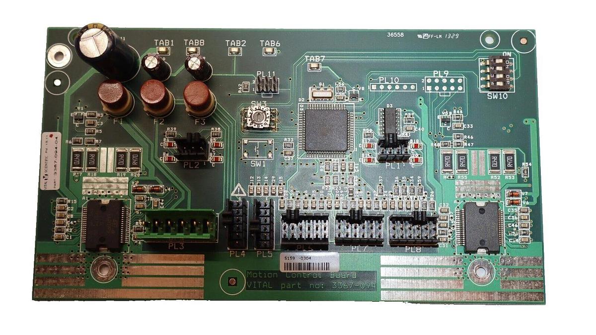 Used VITAL SCIENTIFIC 3367-094 , 3367-094-04 Motion Control Board / Card