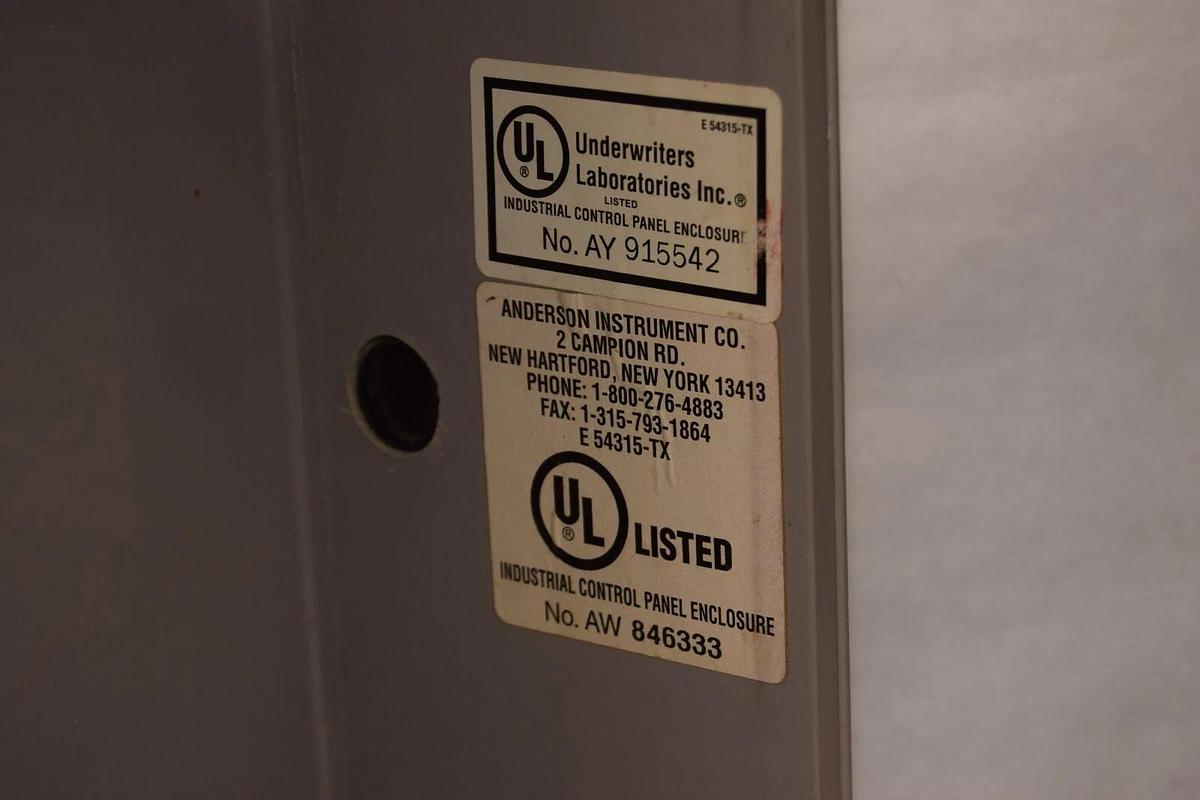 Used ANDERSON AW846333 , 915542 12" x 10" x 4-1/2" ID Plastic PVC Control Enclosure