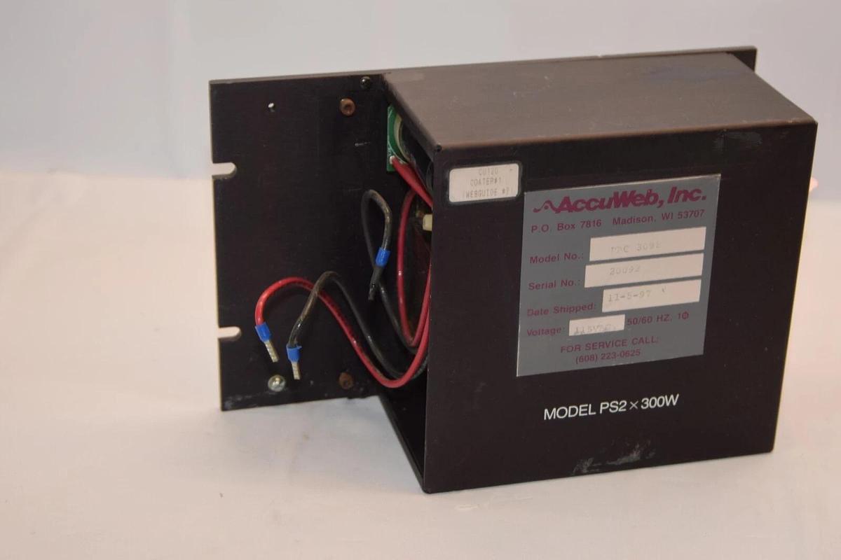Used ACCUWEB INC PAC 3098 PAC3098 115V 50/60Hz Power Supply