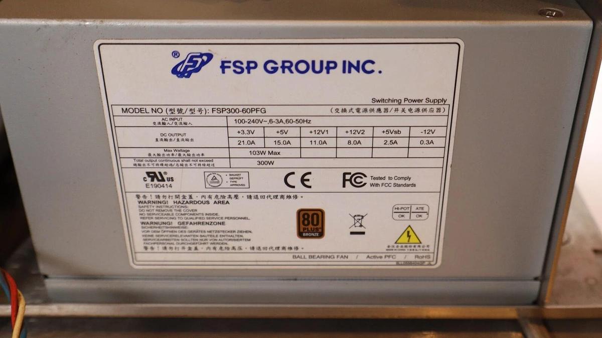 Used Beckhoff Industrial PC C6240-1037-0030  CB1051-0003 CB1051-05 "no hard drive"