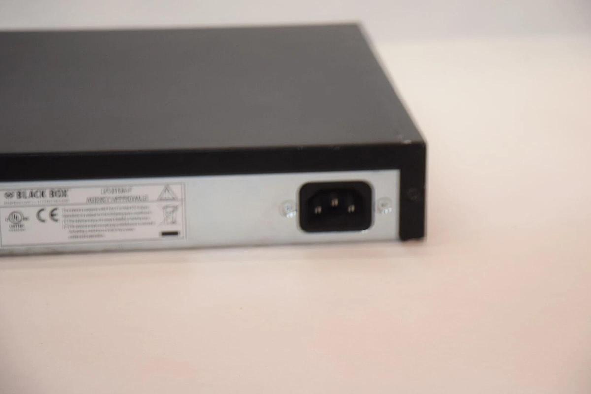 Used BLACK BOX LPJ016A-F 16-Port Gigabit Injector