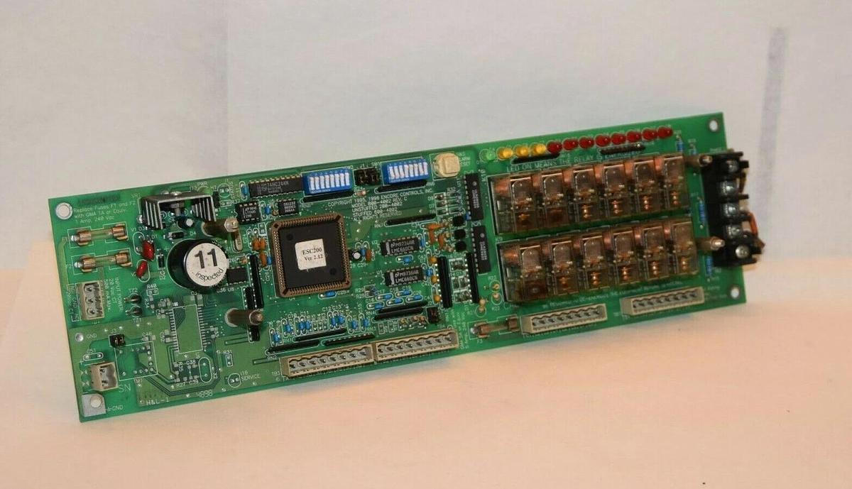 Used ENCORE CONTROLS INC 800-4002 REV C 200-4002 600-4002 Board
