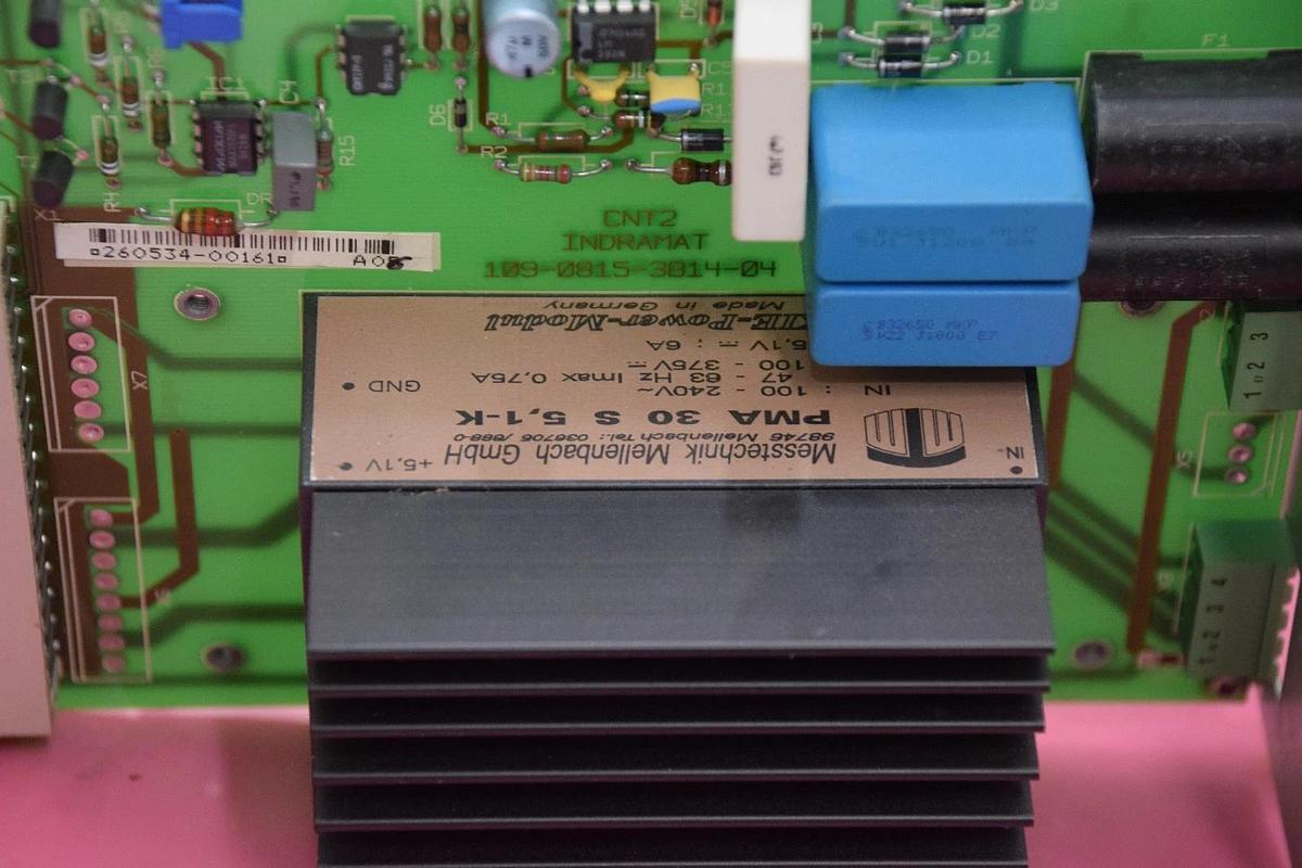 Used INDRAMAT CLT POWER SUPPLY BOARD BGR CNT 03-00 CLT 01, 261840