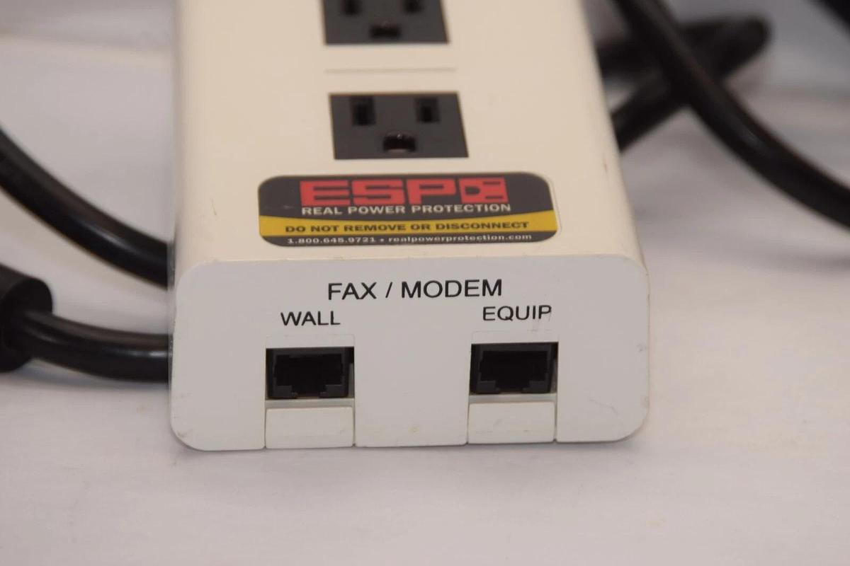 Used ESP CJ-X2 , CJX2 120V 60Hz 15A 1800W Transient Voltage Surge Suppressor