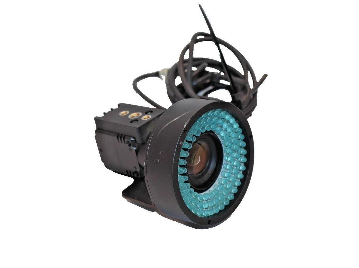 Used OMRON Camera FZ-S2M FZS2M w/ 8mm 1:1.4 , 2/3" Computar Lens & GL-DR6736B Ring