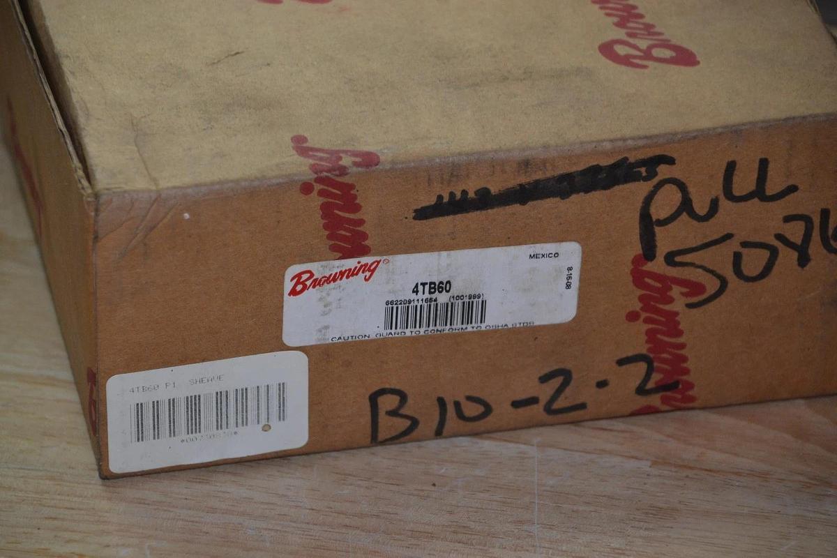 Browning 4TB60 4 Groove SPLIT TAPER SHEAVE Pulley (NEW)