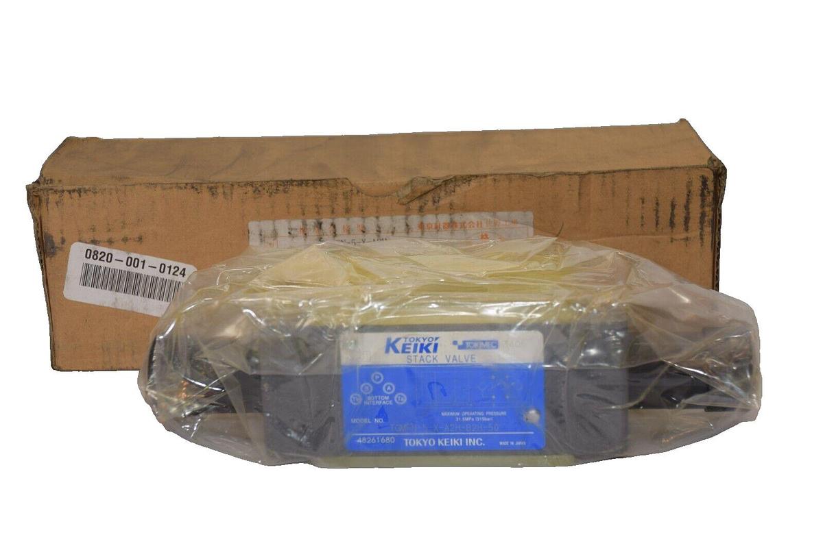 (NEW) Tokyo Keiki Tokimec Stack Valve TGMFN-5-X-A2H-B2H-50 TGMFN5XA2HB2H50