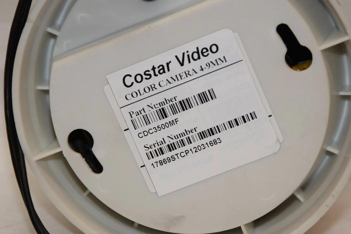 Used COSTAR CDC3500MF 4-9mm Color Dome Camera