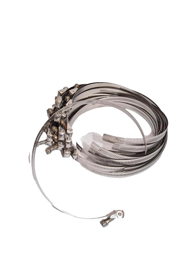 Used Ideal Snaplock Size 88 , 150mm Stainless Steel Hose Clamp (Lot of 31)
